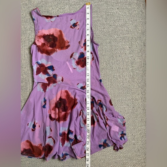 Free People Chrissy Tunic Twilight Combo Sheer Mesh Peplum Top Size Small - Picture 5 of 13